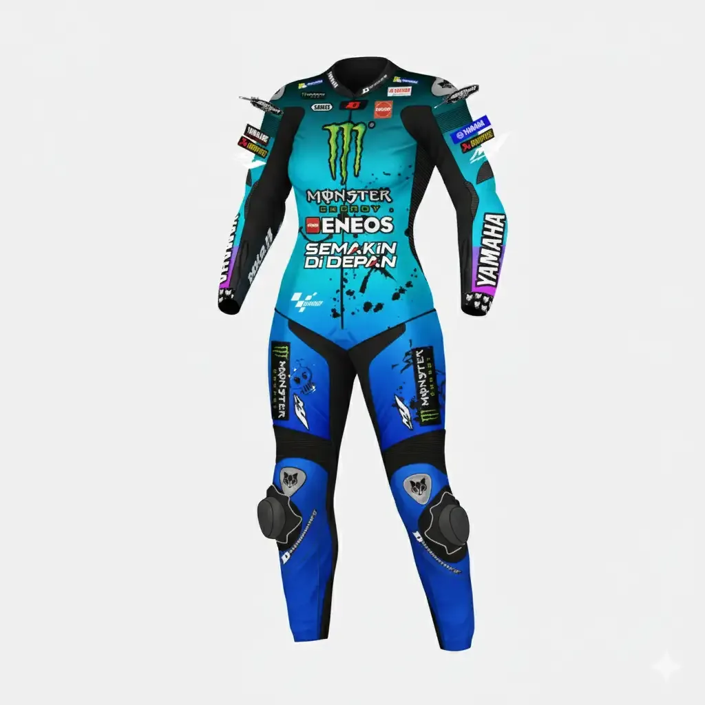 JD Women's One-Piece Race Suit – Teal Splash