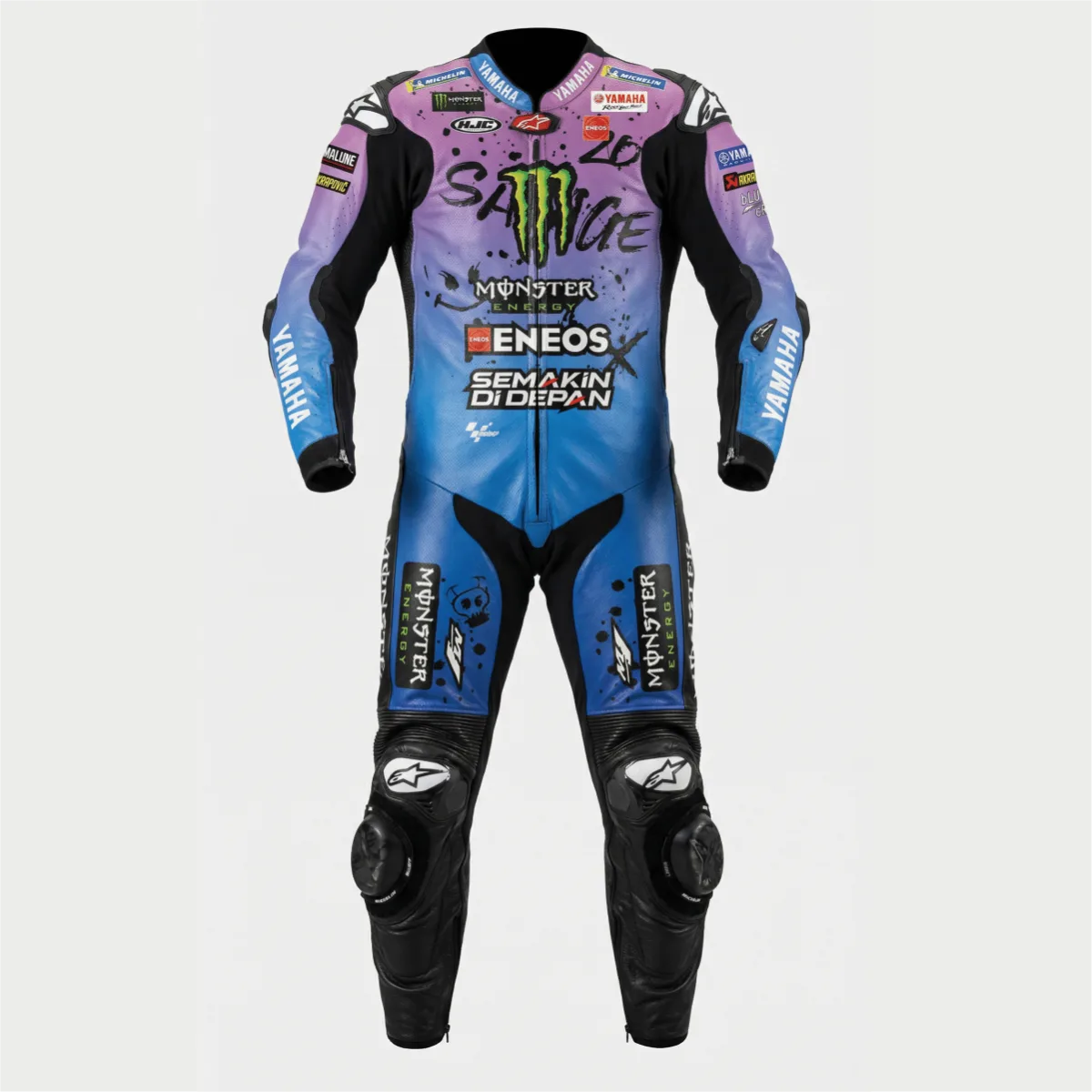 Yamaha MotoGP-Style Racing Suit — 2024 French GP Livery Replica